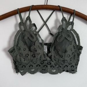 Green Lace Bralette